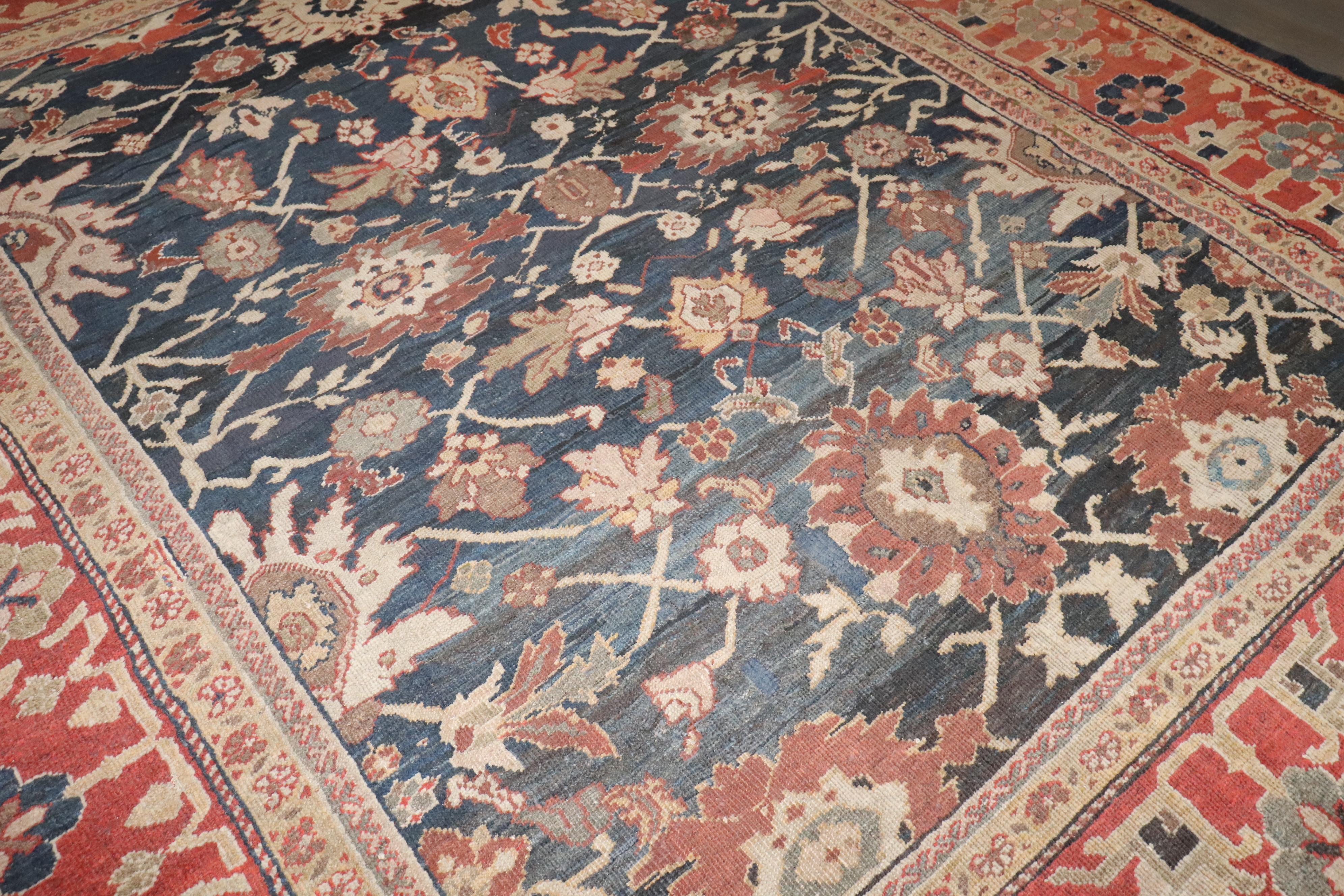 Zabihi Collection Antico Ziegler Mahal Tappeto persiano del XIX secolo in vendita 9