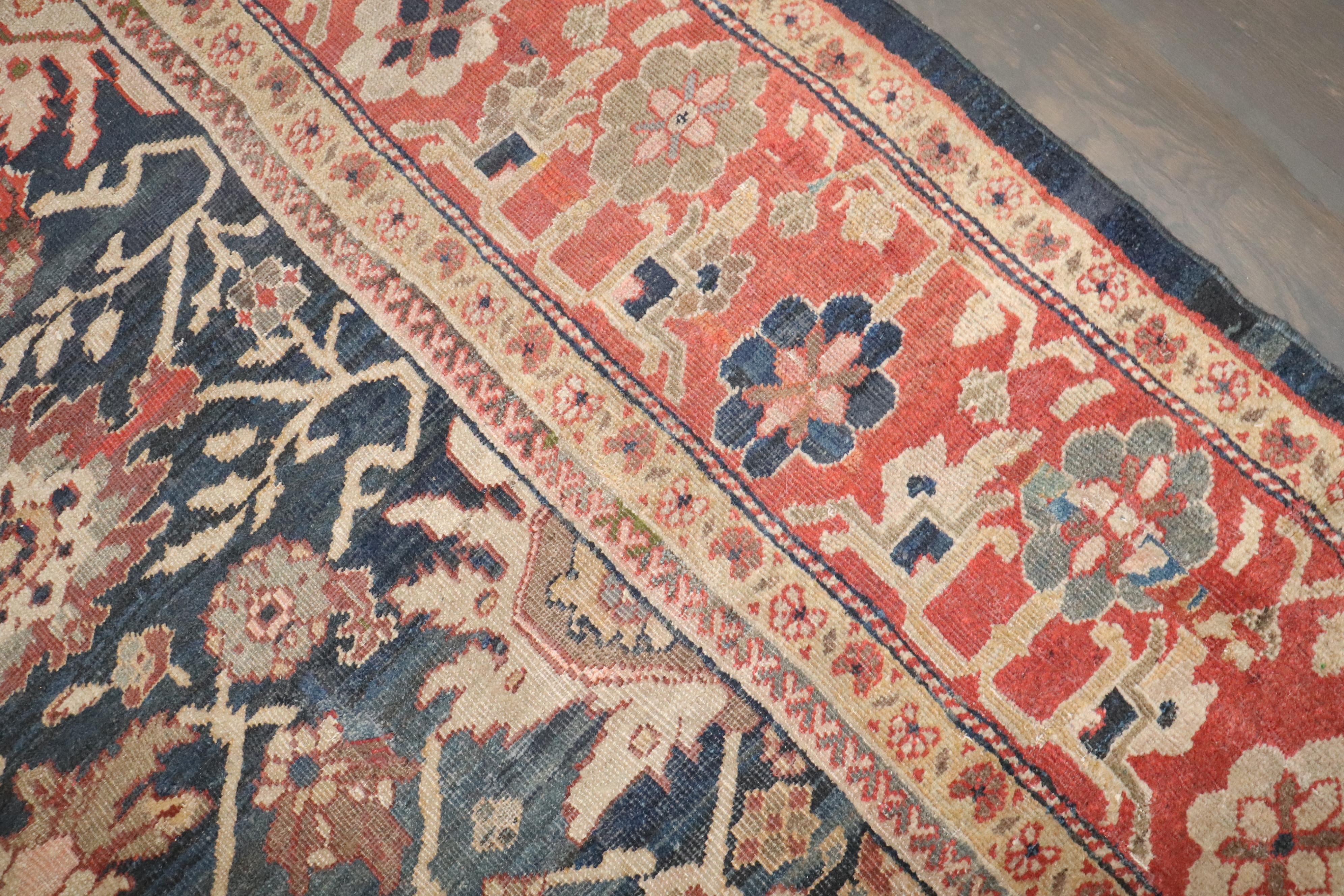 Zabihi Collection Antico Ziegler Mahal Tappeto persiano del XIX secolo in vendita 10