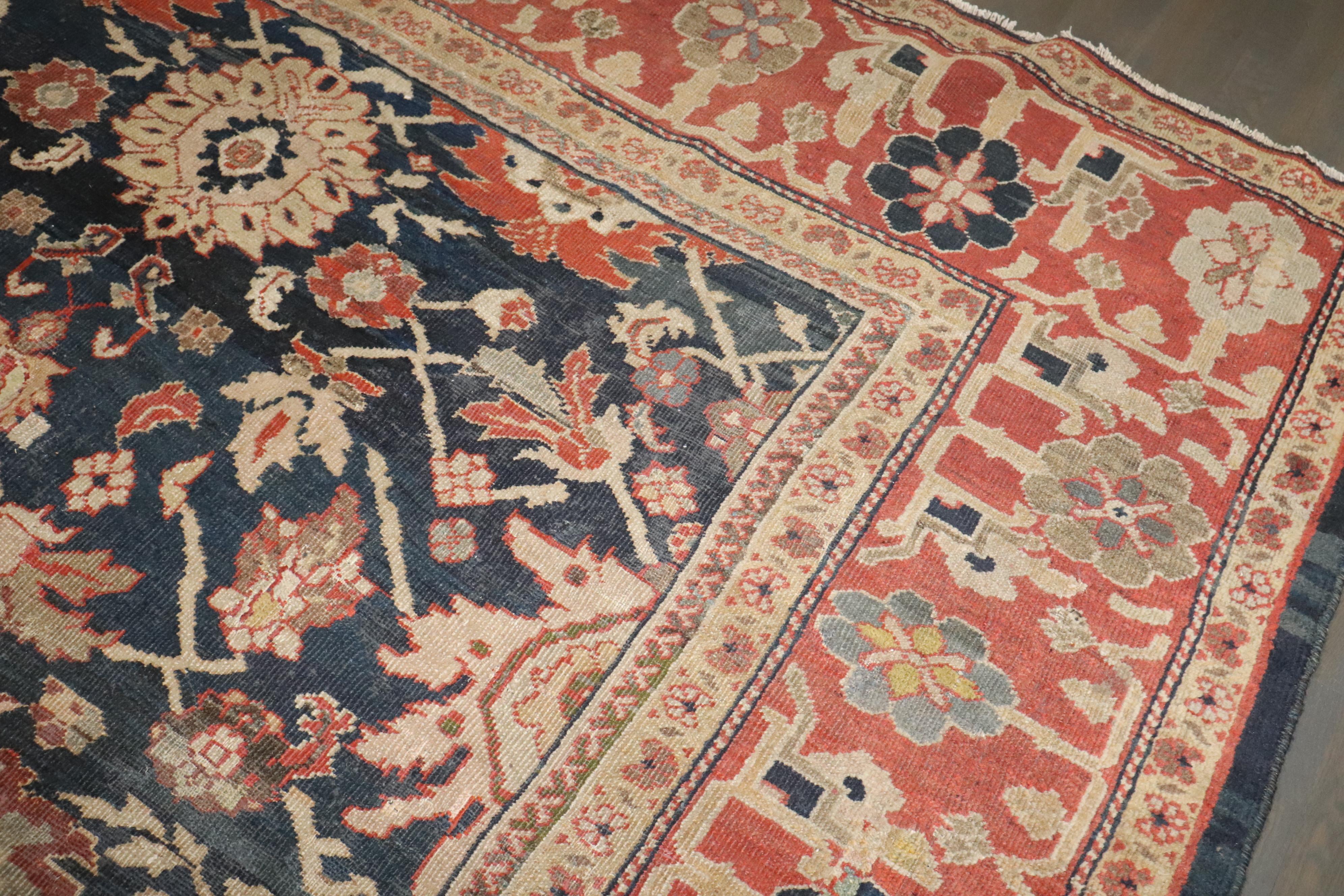 Zabihi Collection Antico Ziegler Mahal Tappeto persiano del XIX secolo in vendita 11
