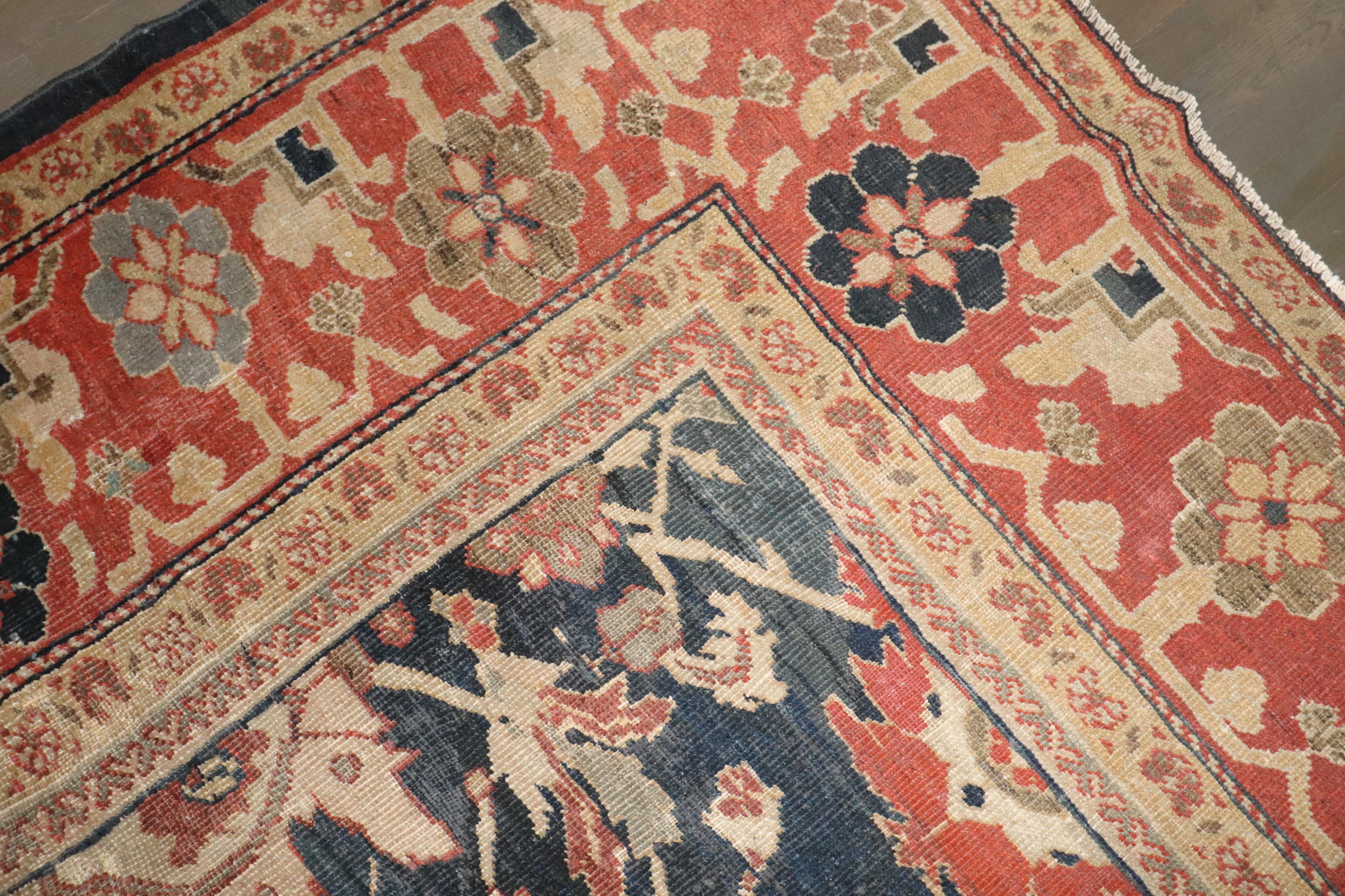 Persiano Zabihi Collection Antico Ziegler Mahal Tappeto persiano del XIX secolo in vendita