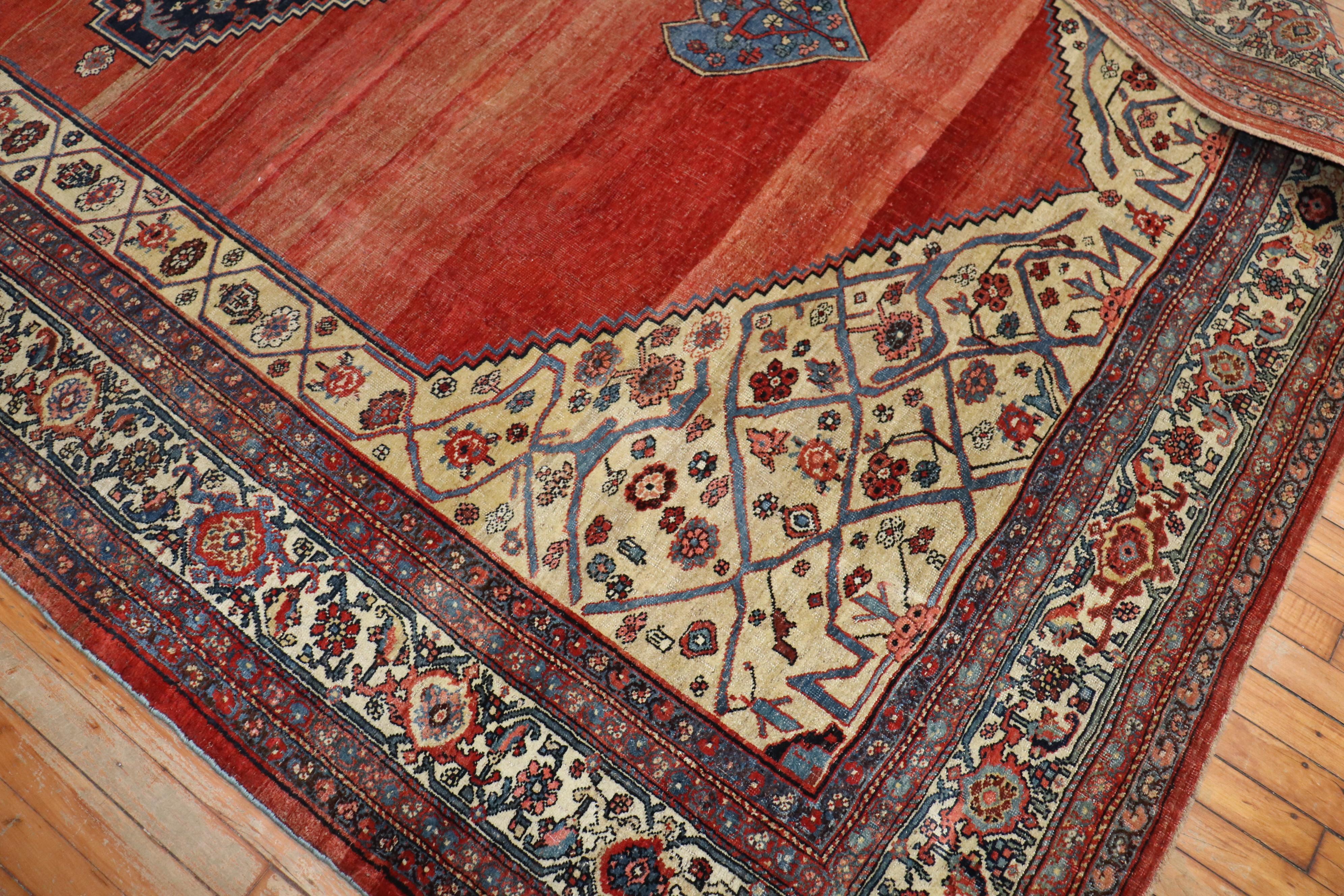 Perse Collection Zabihi  Authentique tapis persan ancien Bidjar en vente