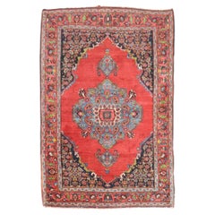 Zabihi Collection Authentic Antique Persian Bidjar Rug