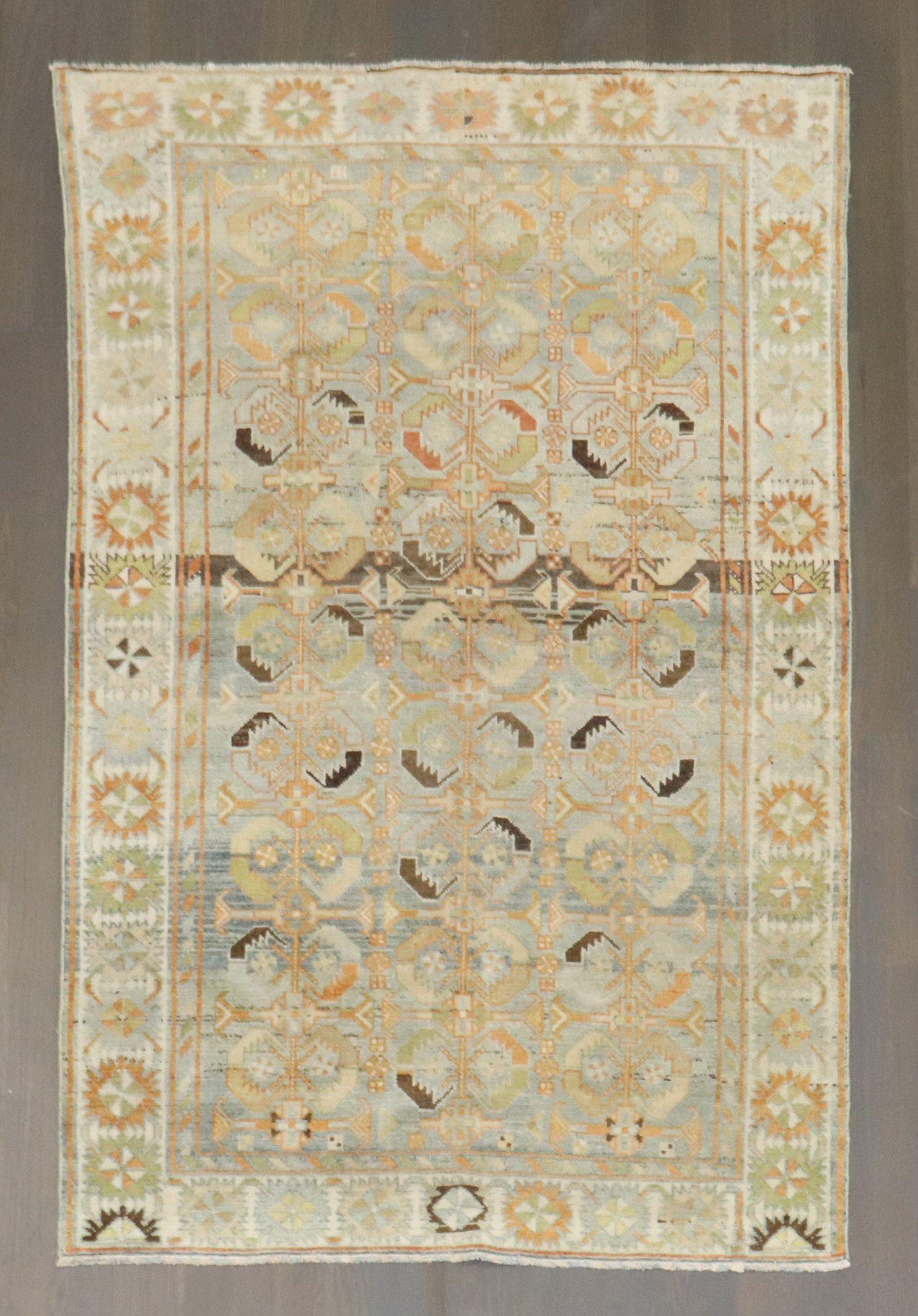 Schöner persischer Malayer-Schachtelteppich aus der Zabihi-Kollektion (Persisch) im Angebot