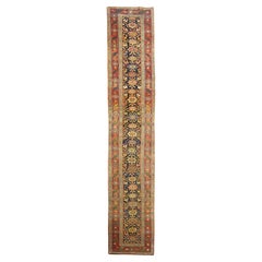 Zabihi Collection Bidjar Antique Persian Long Runner