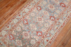 Zabihi Collection Blue Antique Persian Malayer Runner