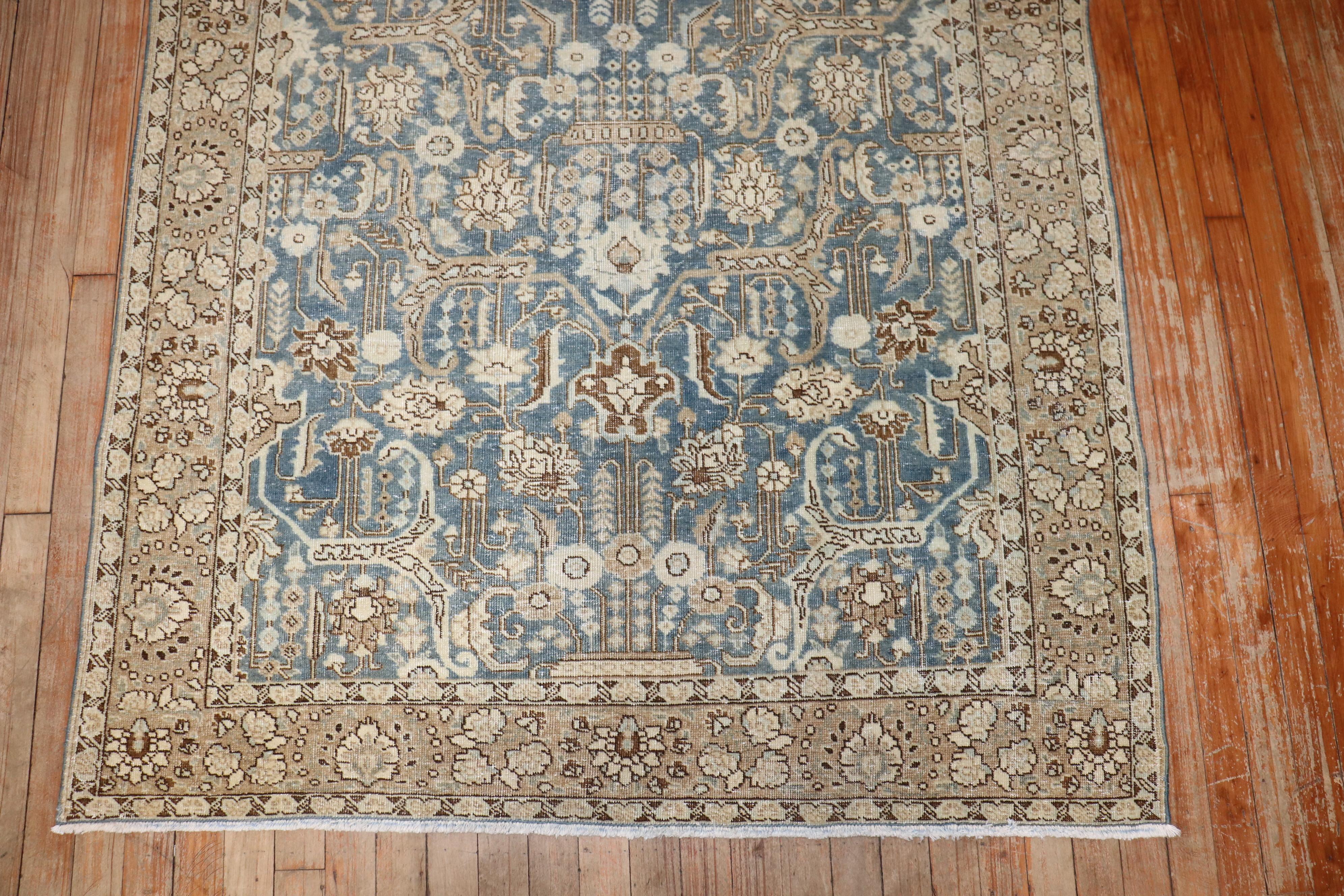 Akzent Größe tabriz persischen Teppich in blau. circa 1930

Einzelheiten
Teppich nein.	j3939
Größe	4' 4