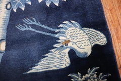 Zabihi Collection Blue Chinese Pictorial Animal Rug