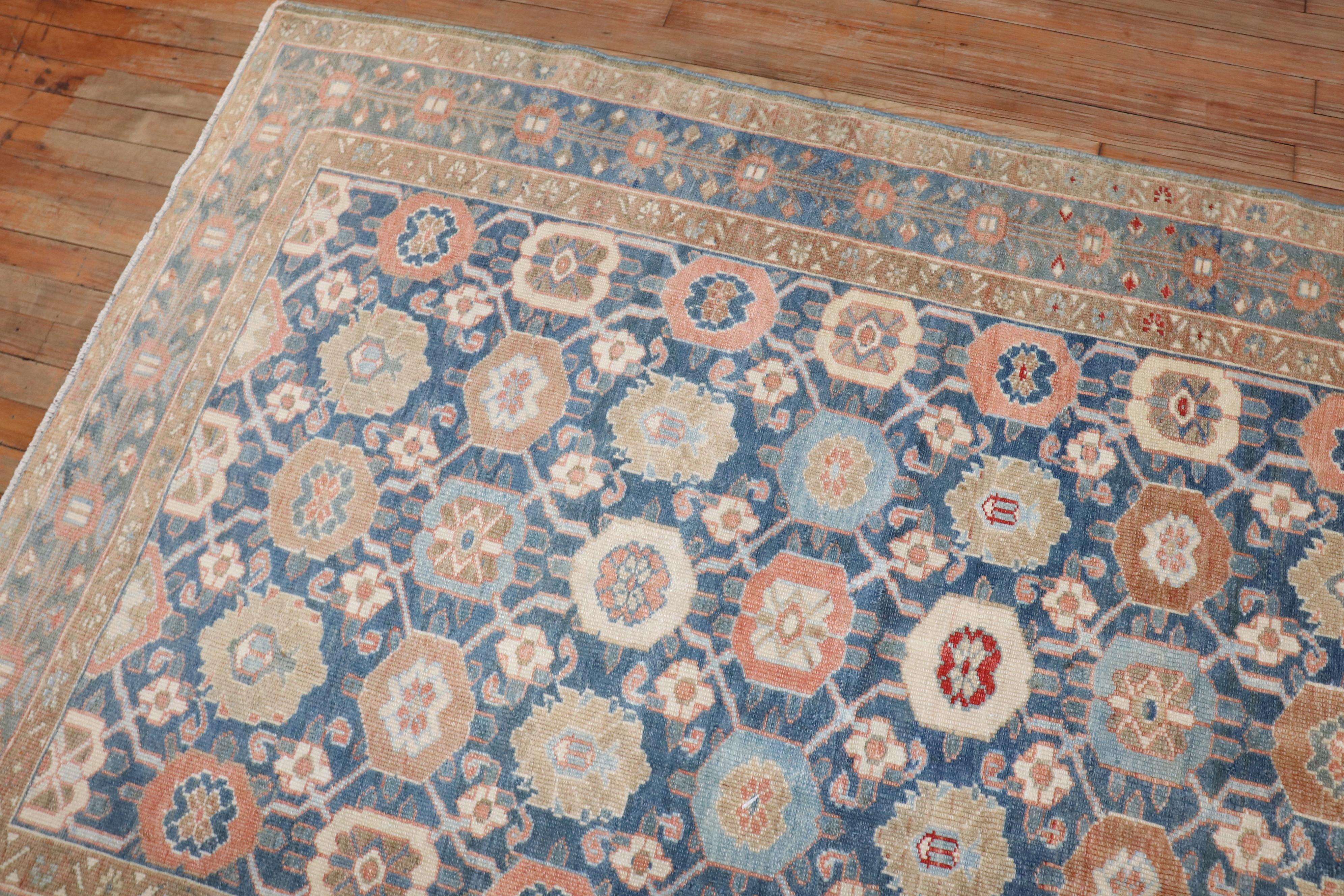 An accent size early 20th century Persian Veramin rug in predominantly blue

Measures: 4'6