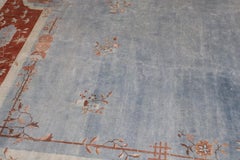 Zabihi Collection Blue Palace Size Art Deco Chinese Rug