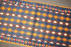 Zabihi Collection Blue Small Vintage Moroccan Runner