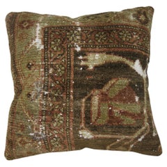 The Collective Brown Antique Malayer Rug Pillow