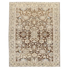 The Collective Brown Antique Persian Malayer Rug