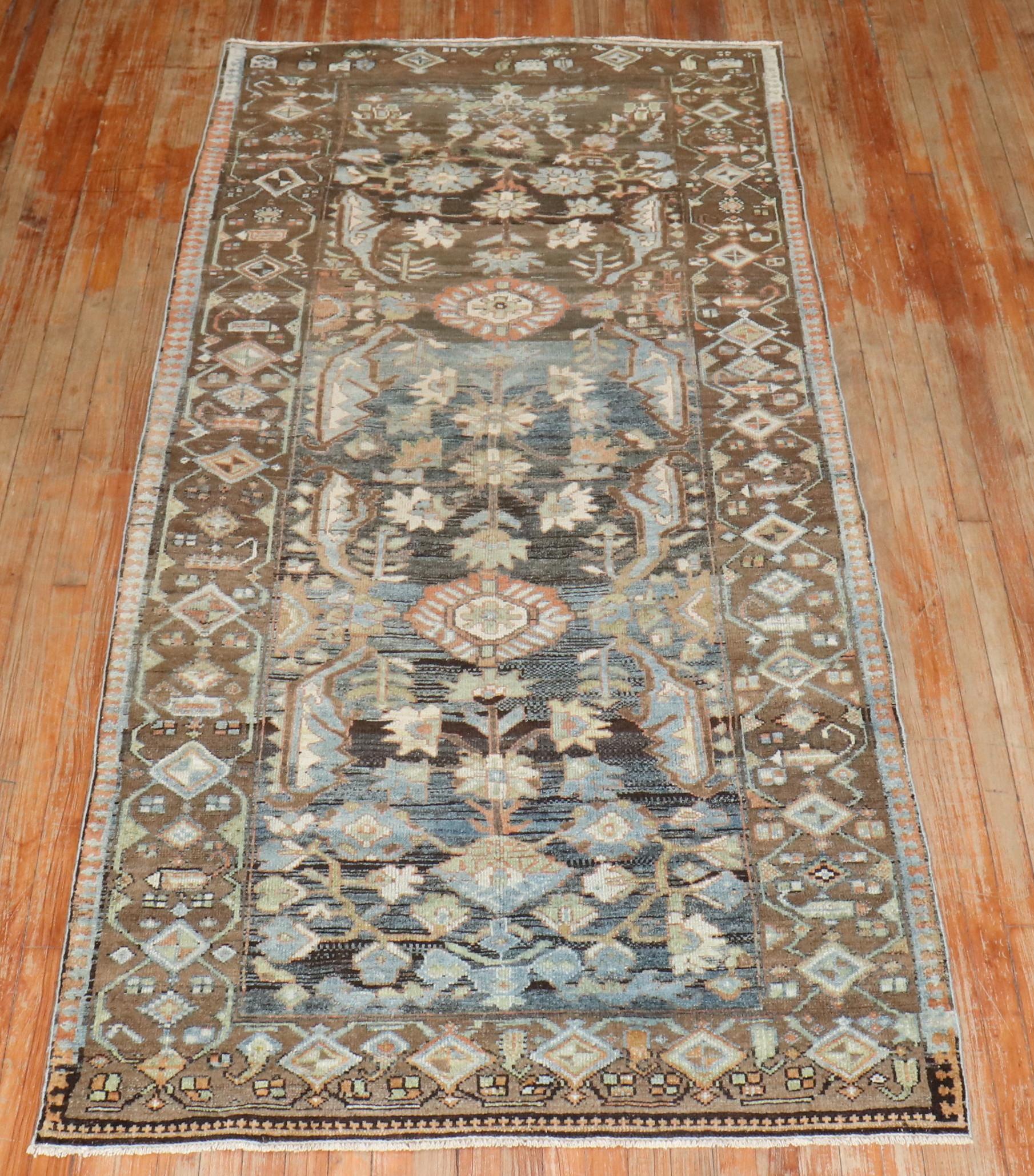 Tribale Tappeto persiano marrone Collection'S in vendita