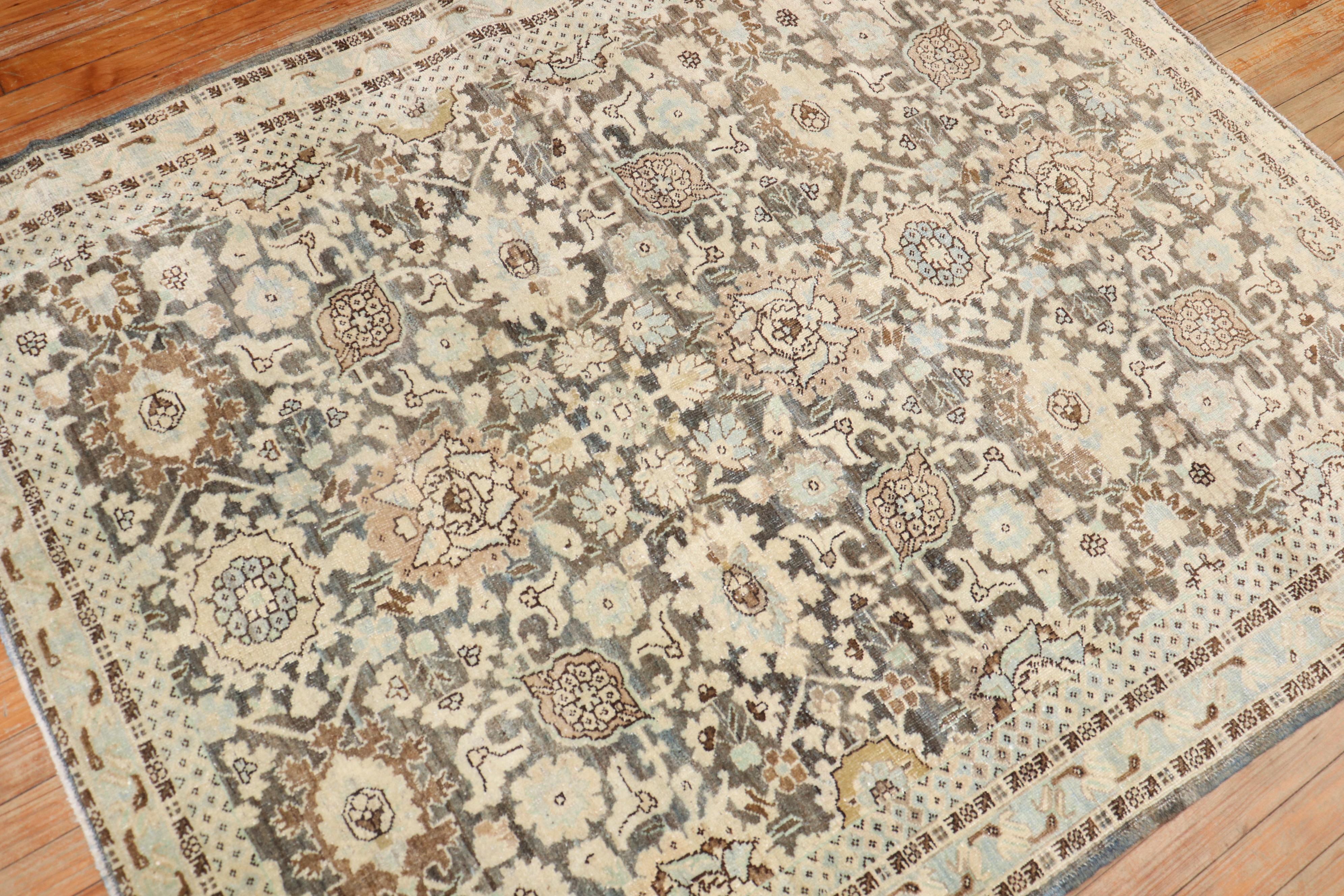 Zabihi Collection Brown Persian Malayer Rug im Zustand „Gut“ im Angebot in New York, NY