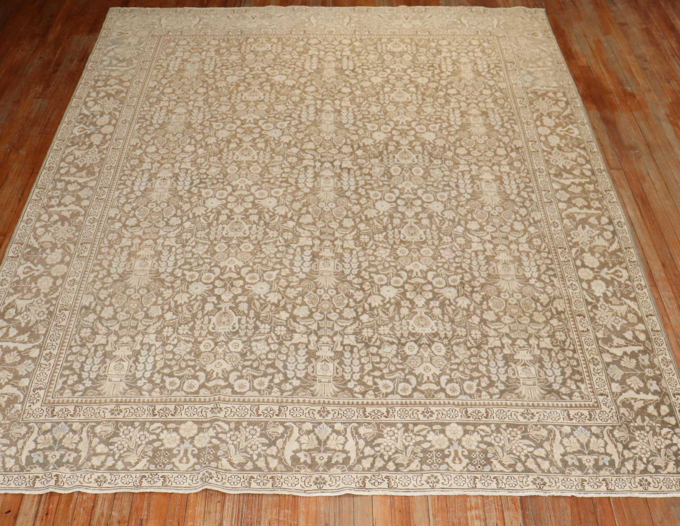 Colección Zabihi Alfombra Persa Marrón Malla Tamaño Habitación en venta 4
