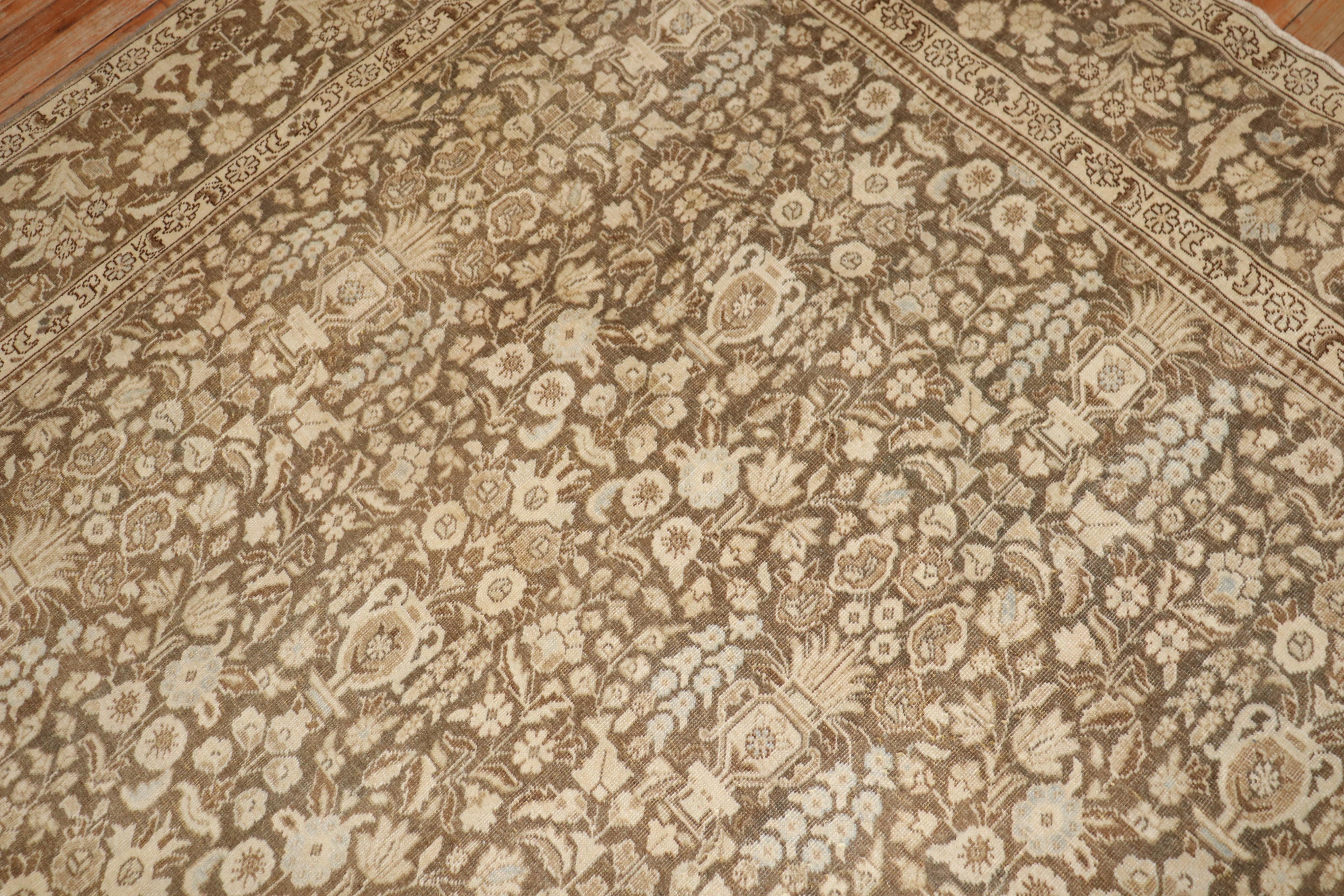 Colección Zabihi Alfombra Persa Marrón Malla Tamaño Habitación en venta 2