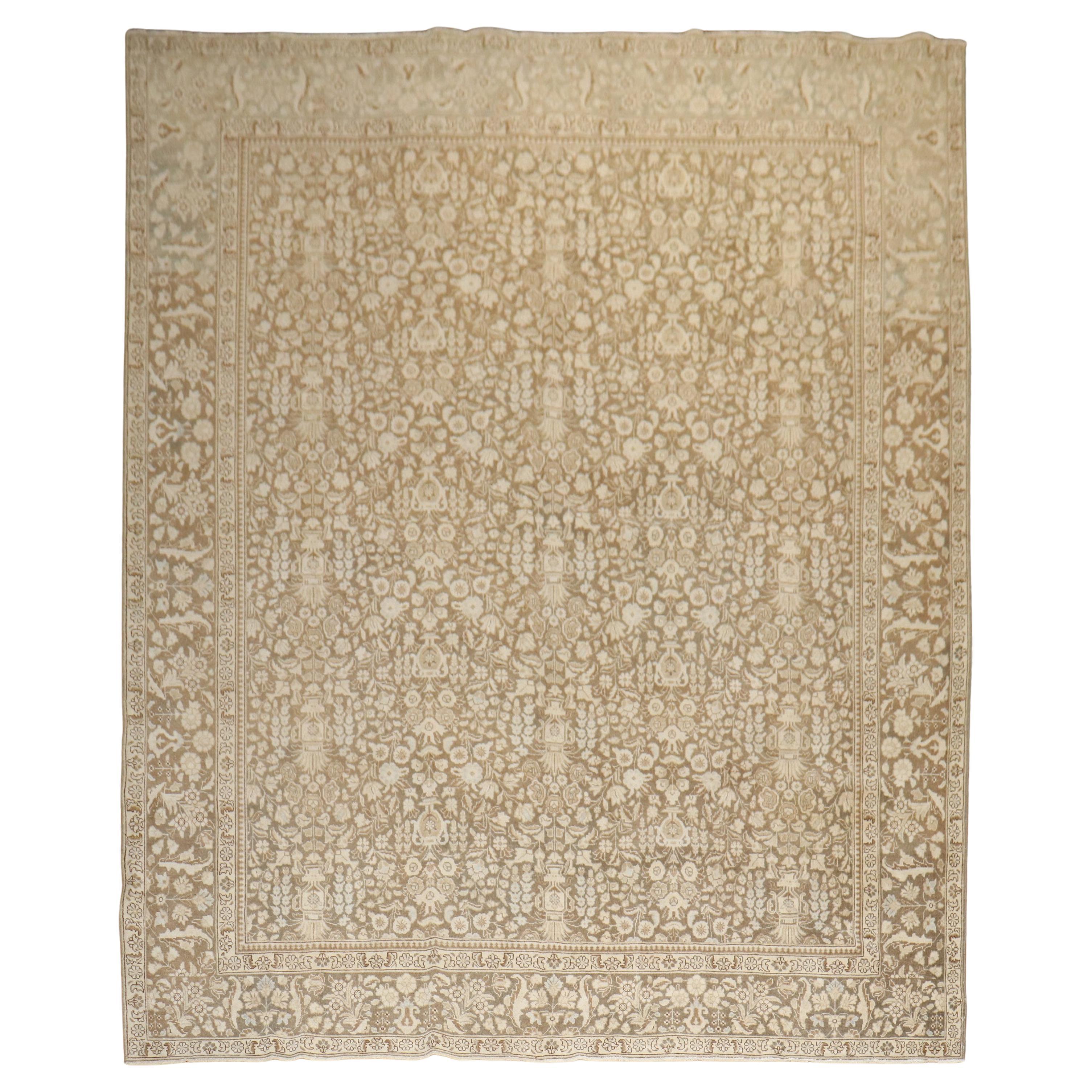 Colección Zabihi Alfombra Persa Marrón Malla Tamaño Habitación en venta