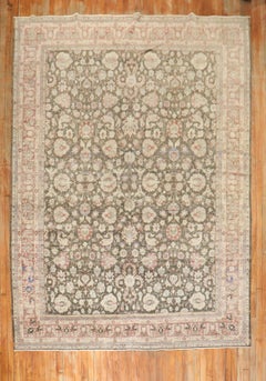 Brauner türkischer Sivas-Teppich aus der Zabihi-Collectional-Kollektion, 7'4'' x 10'5''
