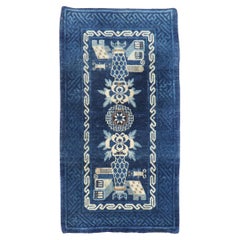 Colección Zabihi Alfombra Dispersa Azul Chino