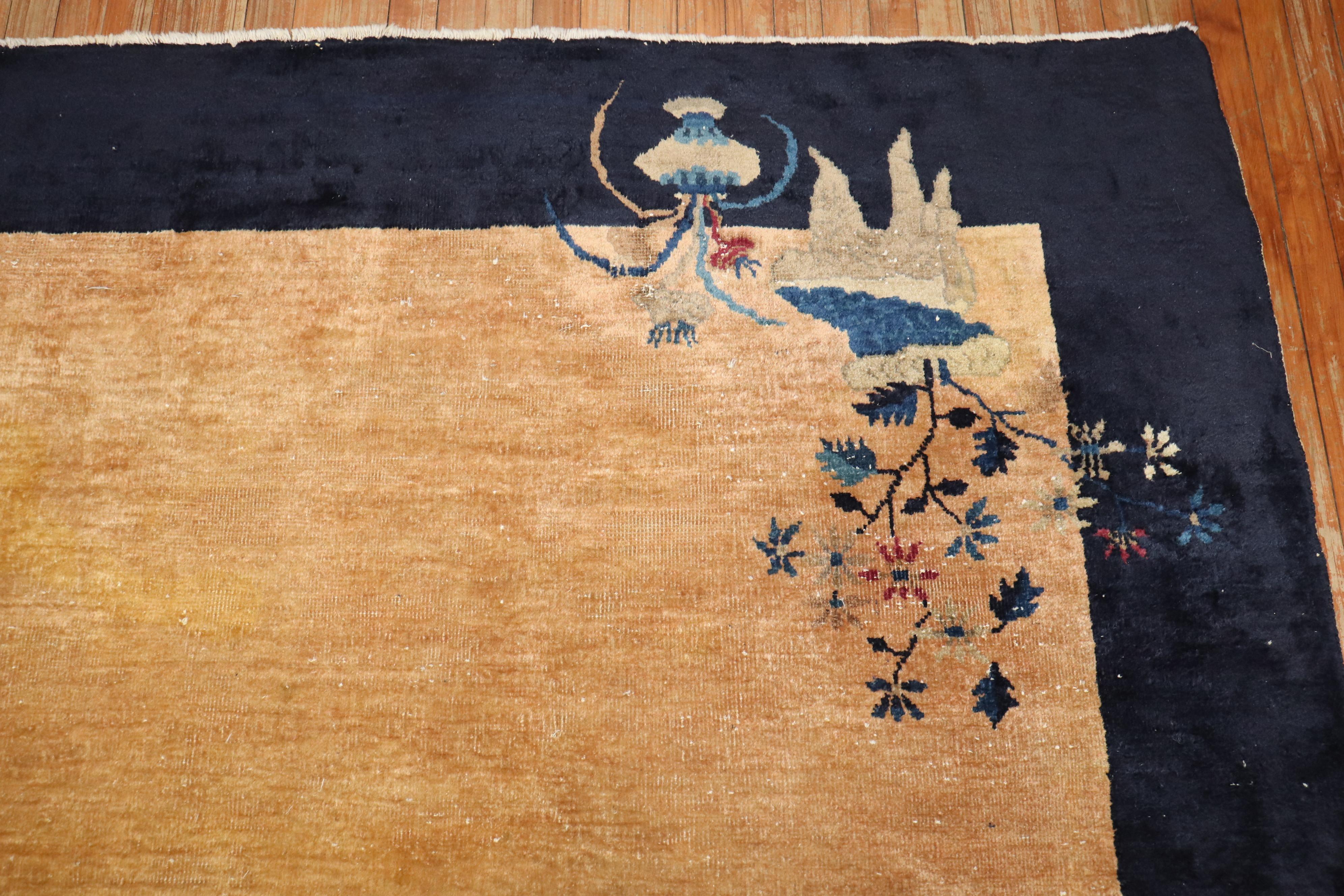 Tapis chinois Eclipse de la collection Zabihi, taille de pièce en vente 1