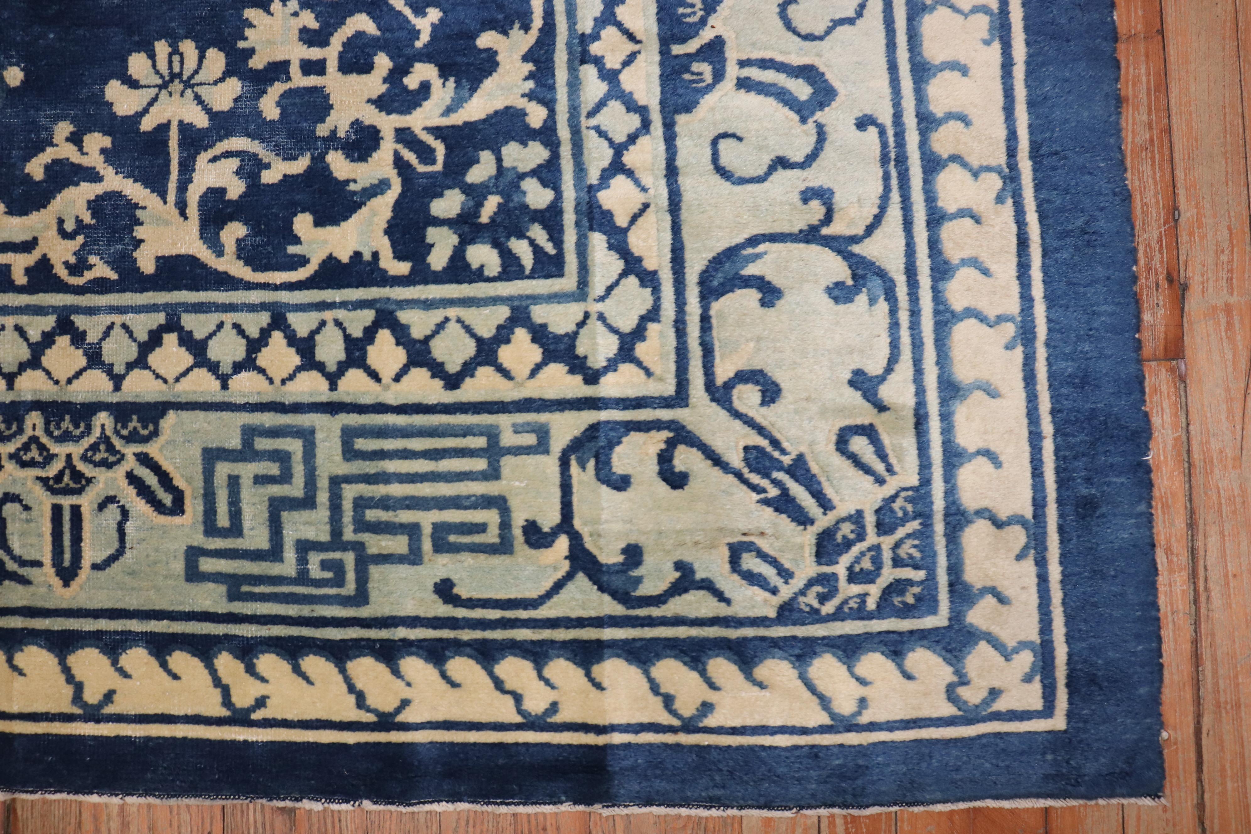 Zabihi Collection Chinese Peking Early 20th Century Room Rug For Sale 5