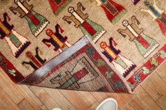 Zabihi Collection Coloful 20th Century Persian Gabbeh Rug, 3'3'' x 5'2''