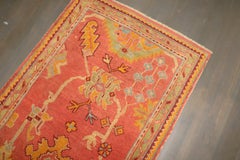 Zabihi Collection Colorful Antique Turkish Oushak Runner
