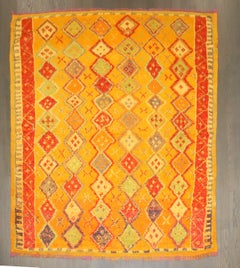 Tappeto marocchino vintage quadrato colorato Zabihi Collection'S
