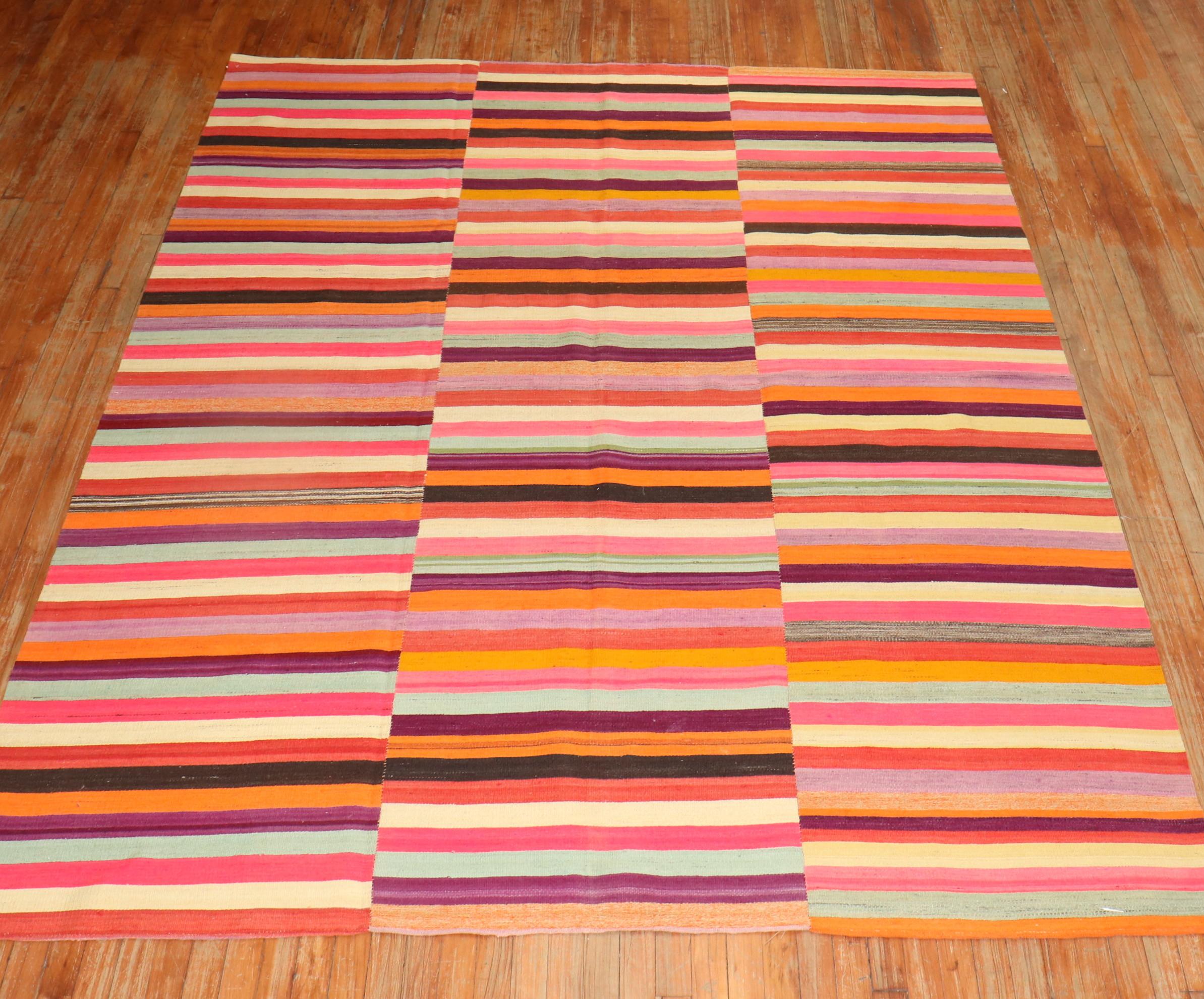 Colección Zabihi Kilim Turco de Colores Tejido a mano en venta