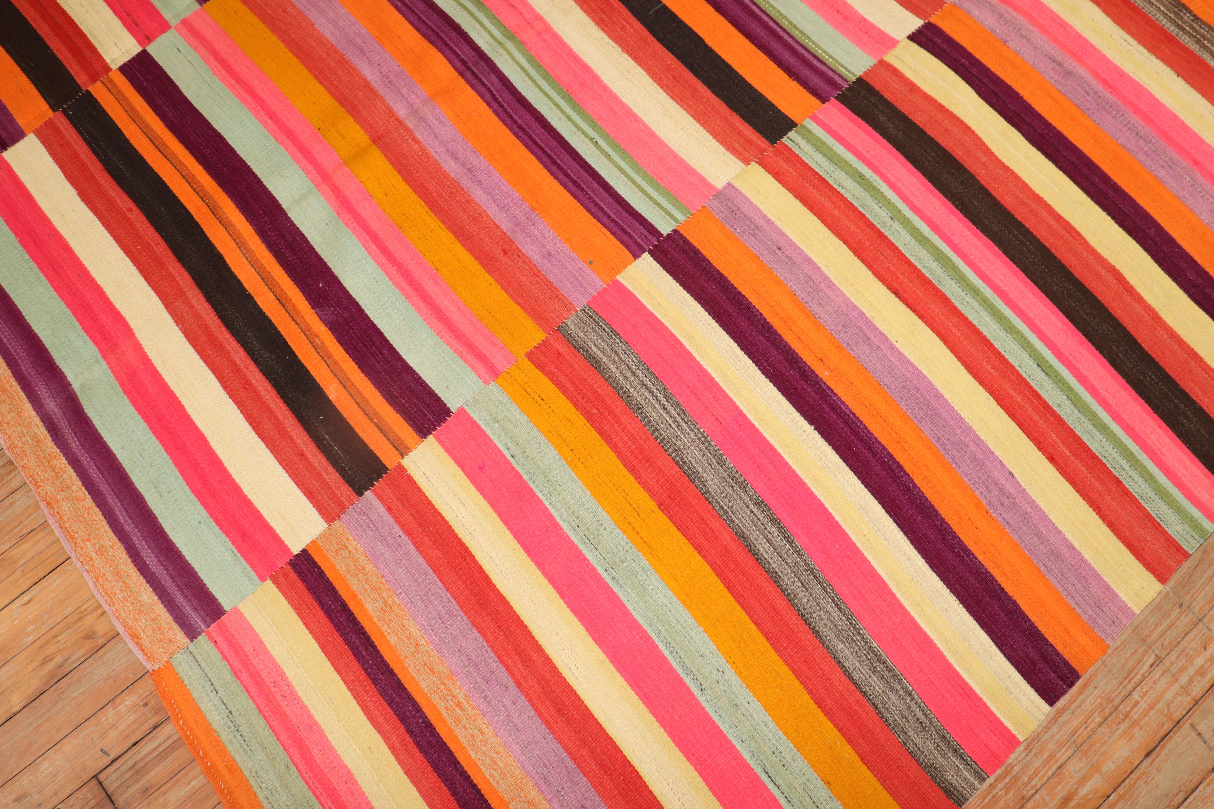 Colección Zabihi Kilim Turco de Colores Lana en venta