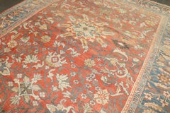 Zabihi Collection Coral Late 19th Persian Mahal Sultanabad Rug, 8'8'' x 12'2''