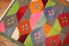 Zabihi Collection Dazzling Color Vintage Tulu Rug