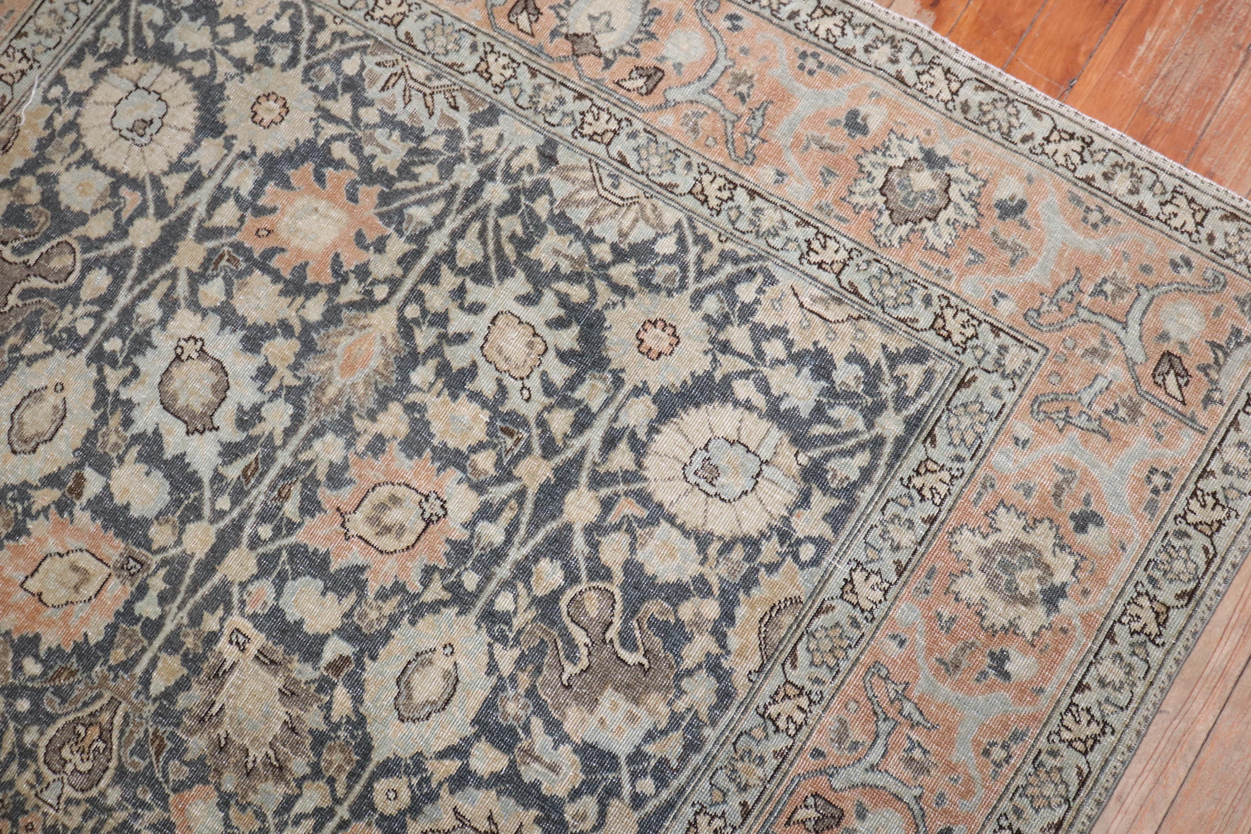 20th Century Zabihi Collection Decorative Persian Tabriz Carpet For Sale