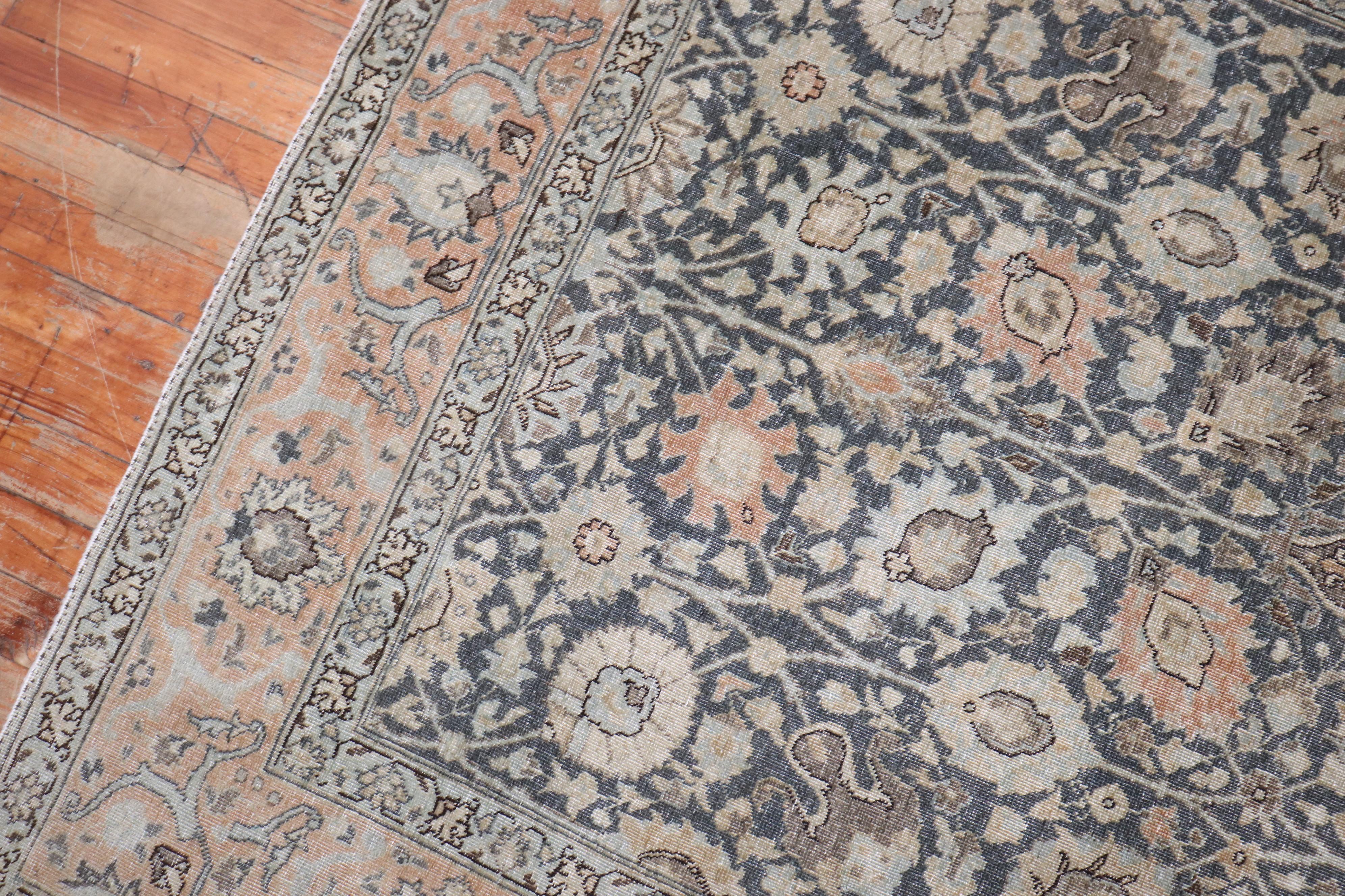 Zabihi Collection Decorative Persian Tabriz Carpet For Sale 1