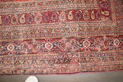 Zabihi Collection Distressed Green Animal Motif Doroksh Carpet, 10'2'' x 12'10''