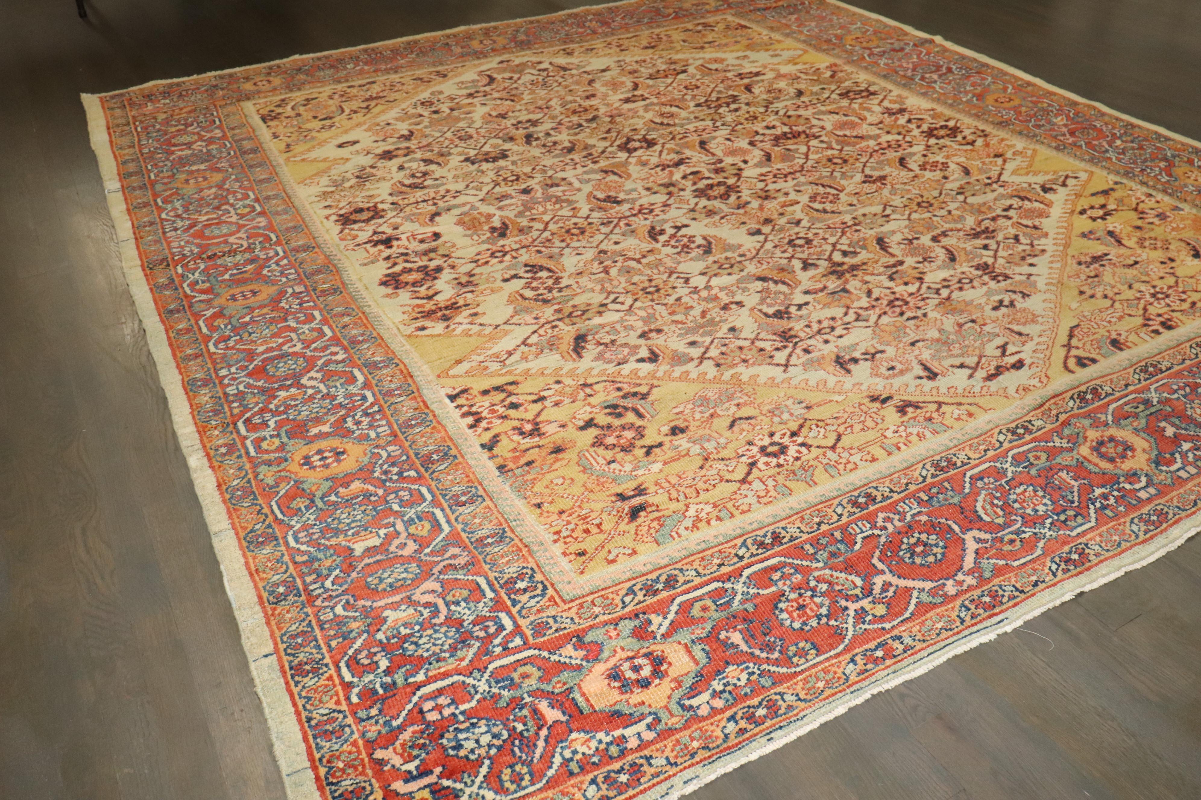 Un tappeto Sultanabad Rugs colorato di dimensioni quadrate dell'inizio del XX secolo

Dettagli
rug no.	8265
dimensione	8' 9