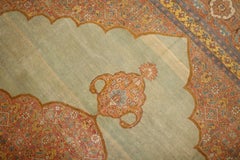 Zabihi Collection Dynamischer blauer persischer Täbriz-Teppich, um 1900, 10' x 13'