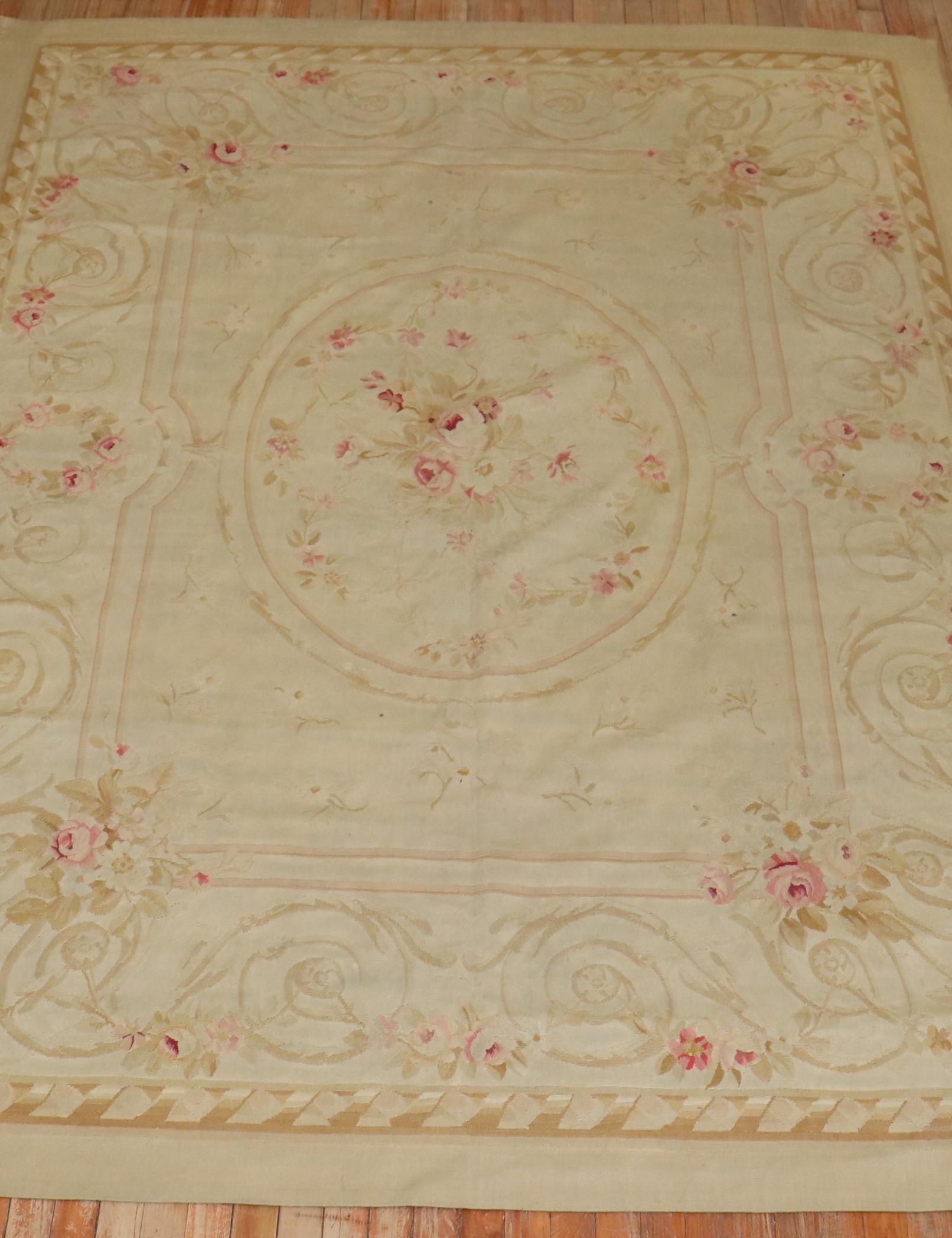 Zabihi Collection Early 19th Century Antique French Aubusson For Sale 6