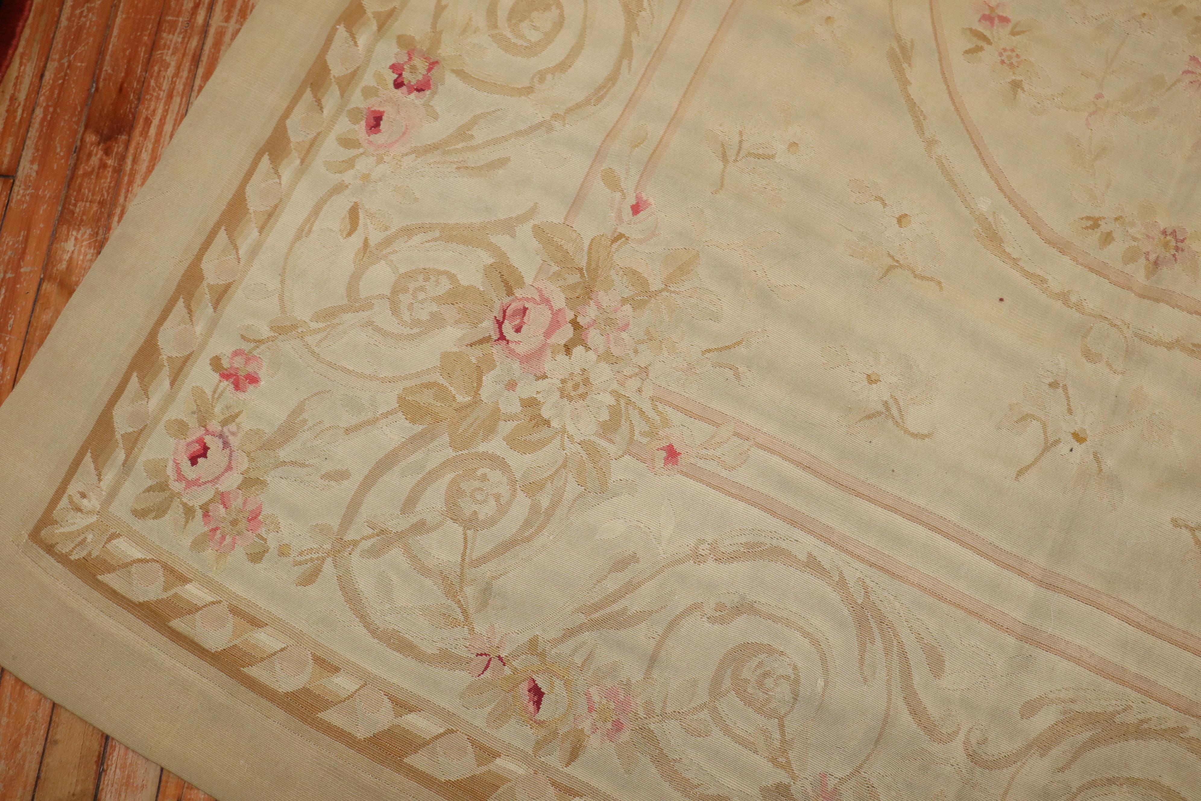 Zabihi Collection Early 19th Century Antique French Aubusson  For Sale 8