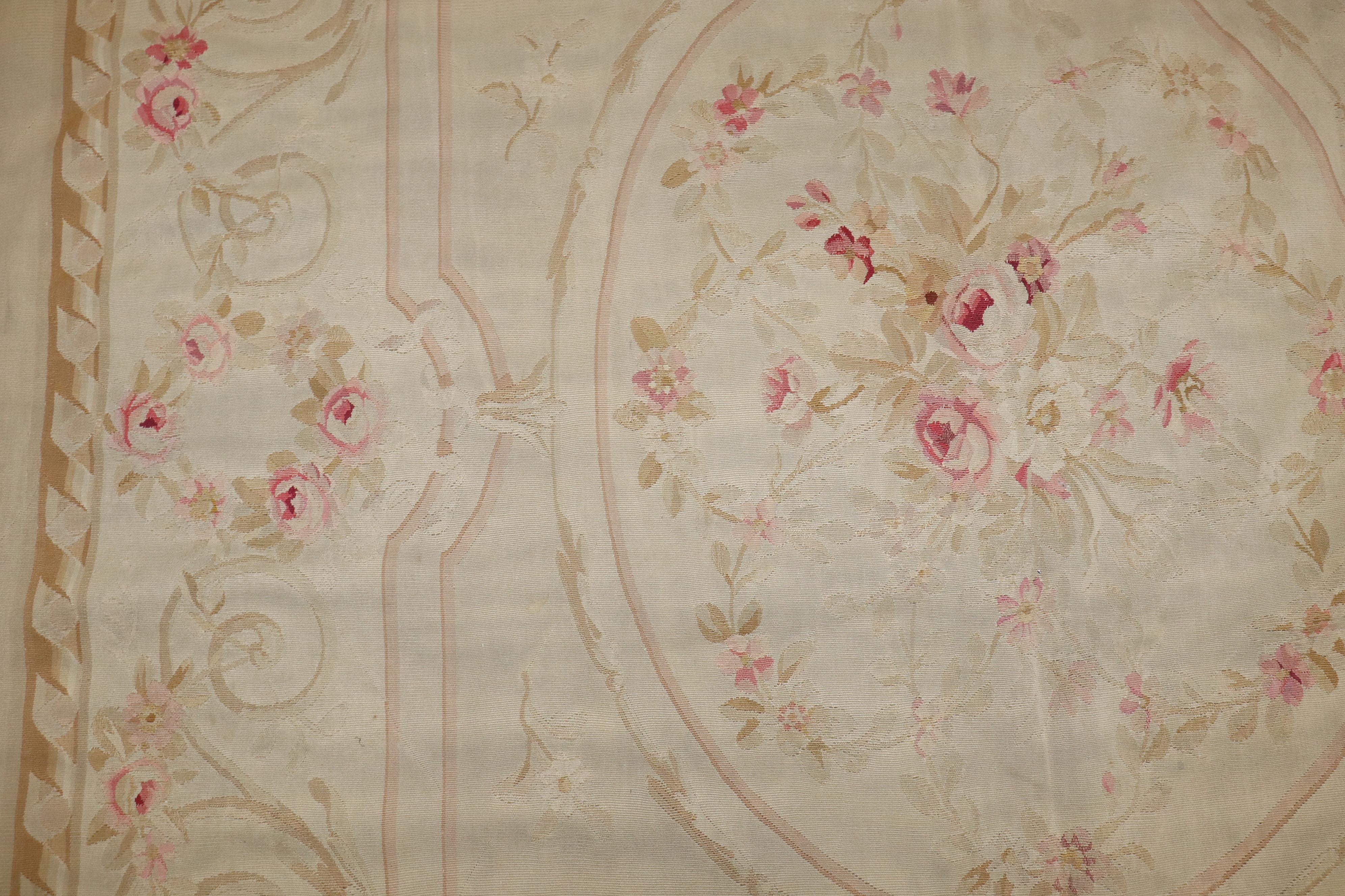 Zabihi Collection Early 19th Century Antique French Aubusson  For Sale 9