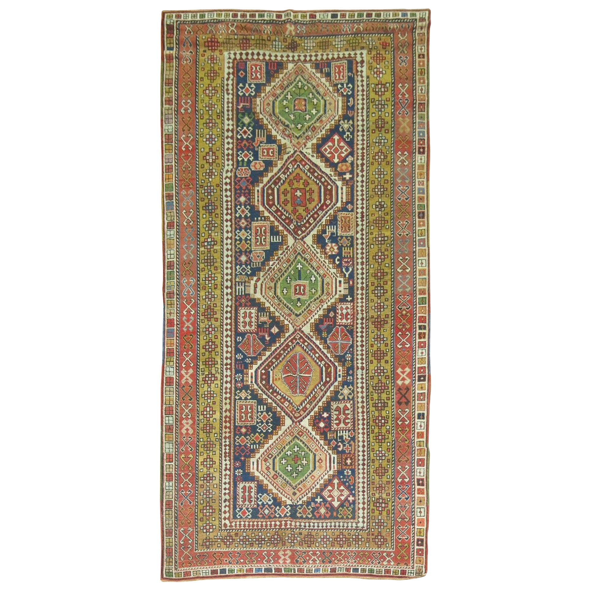 Tapis Shirvan caucasien ancien du début du 20e siècle de la collection Zabihi