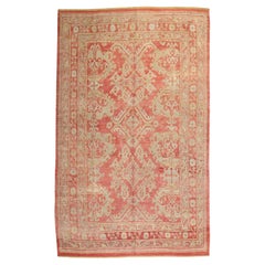 Colección Zabihi Antiguas alfombras turcas Oushak de principios del siglo XX