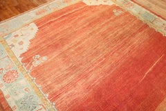 Zabihi Collection Early 20th Century Antique Turkish Oushak Square Rug