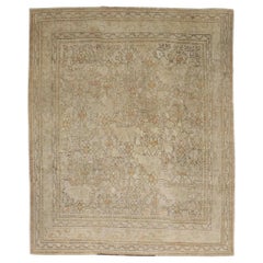 Tappeto quadrato Oushak turco antico dell'inizio del XX secolo della Collectional Zabihi