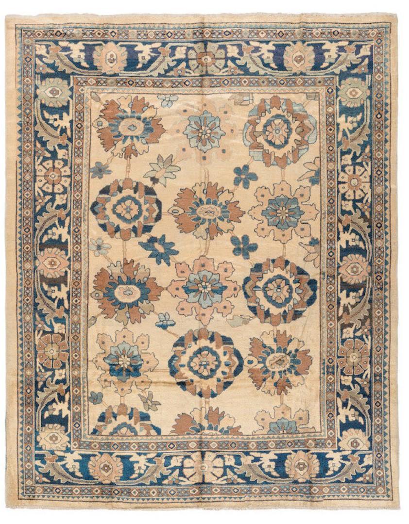Zabihi Collection Anfang des 20. Jahrhunderts Mahal Large Scale Rug im Angebot 5