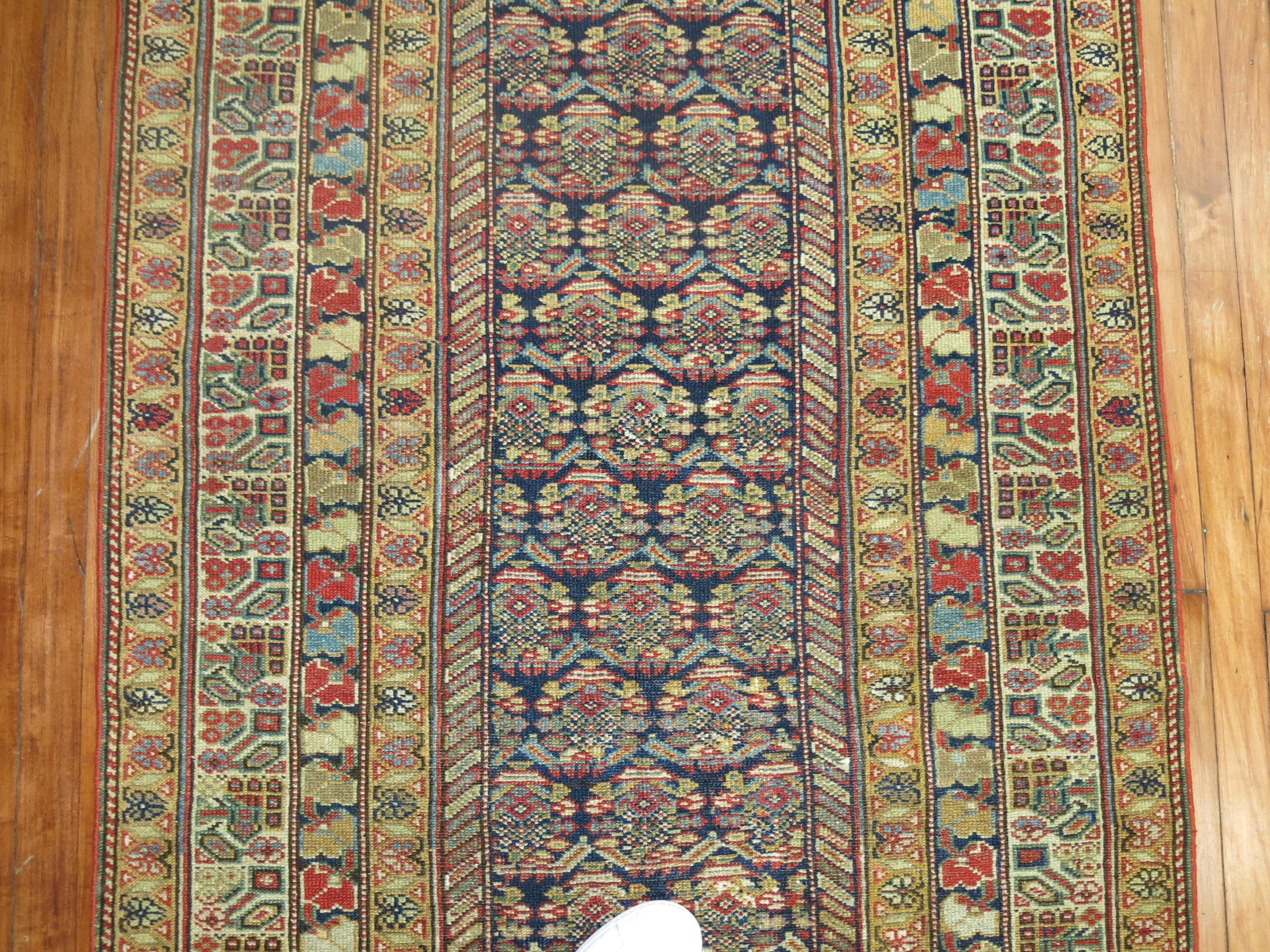 Zabihi Collection Early 20th Century Persian Runner For Sale 2