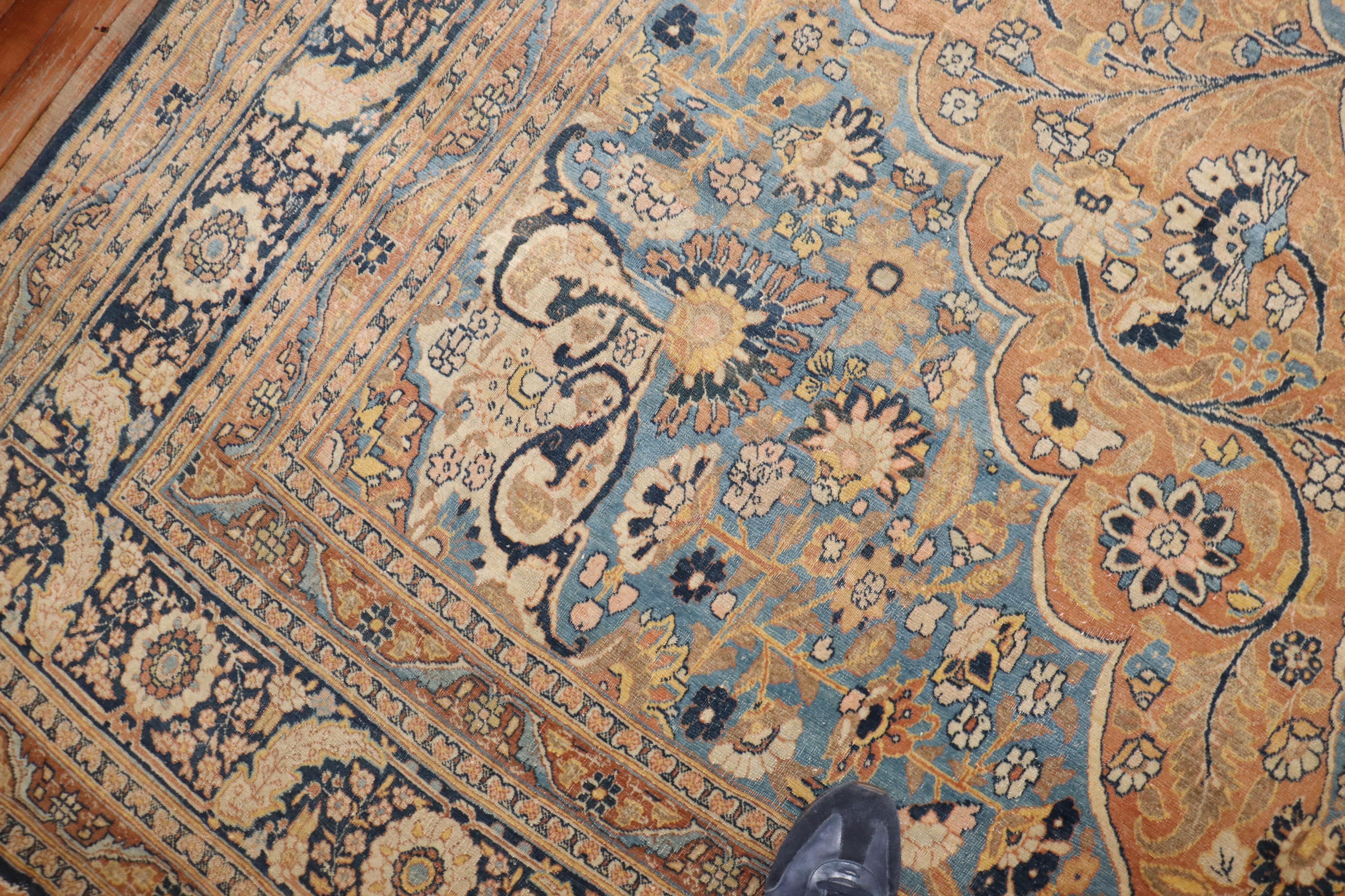 Tappeto Tabriz persiano antico della Collection Zabihi dei primi del Novecento in vendita 2