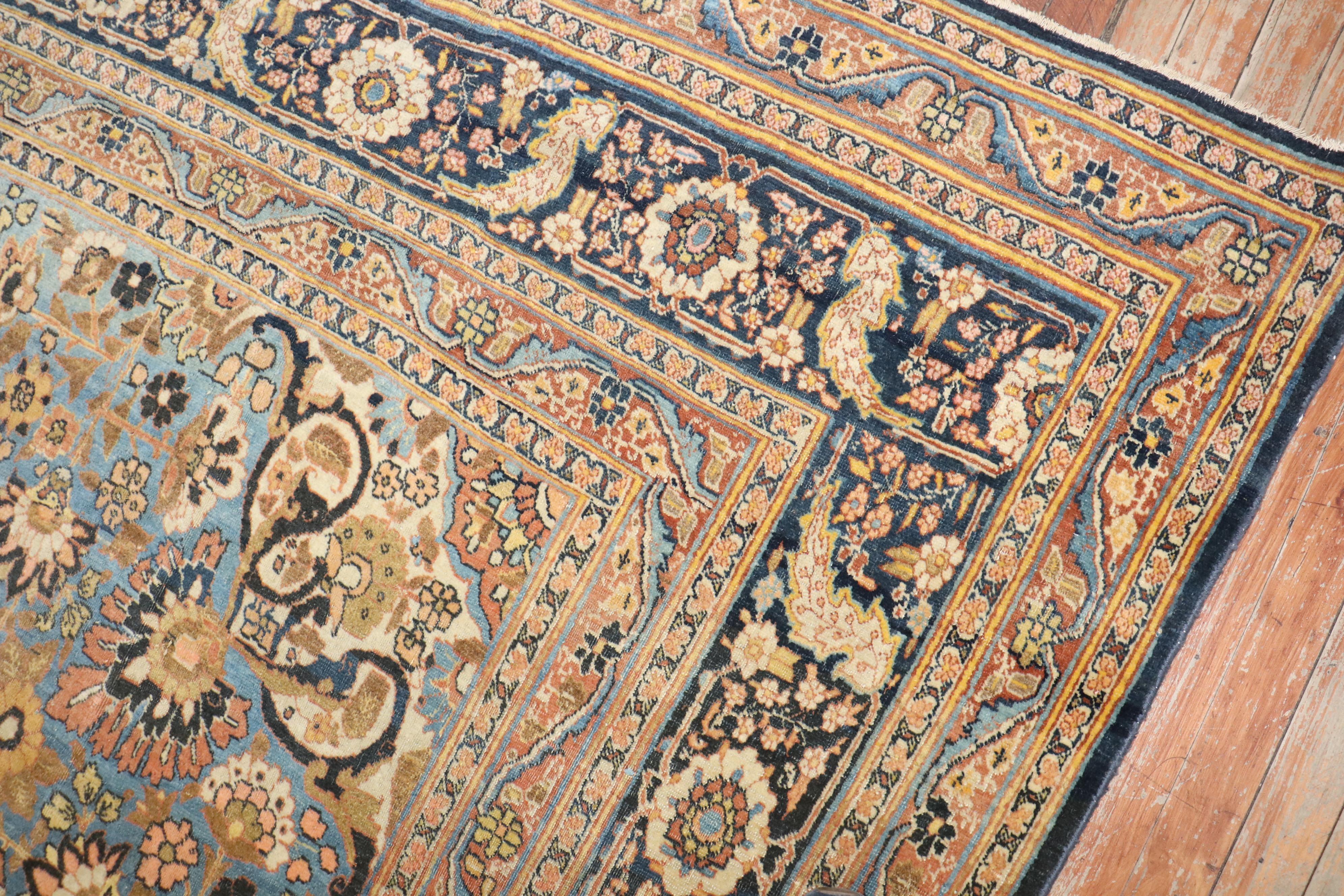 Tappeto Tabriz persiano antico della Collection Zabihi dei primi del Novecento in vendita 5