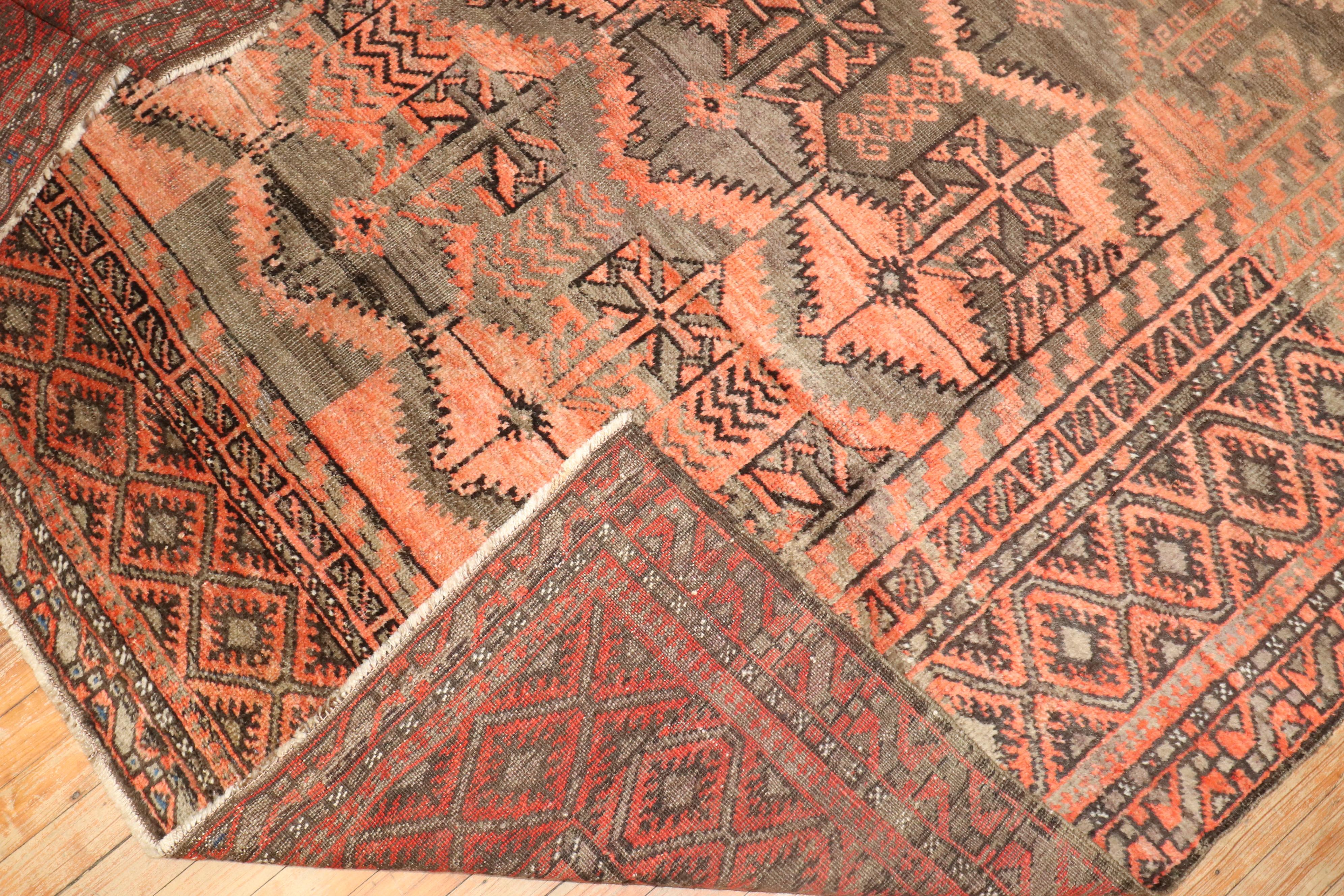 Industrial Zabihi Collection Early 20th Century Tribal Balouch Rug For Sale