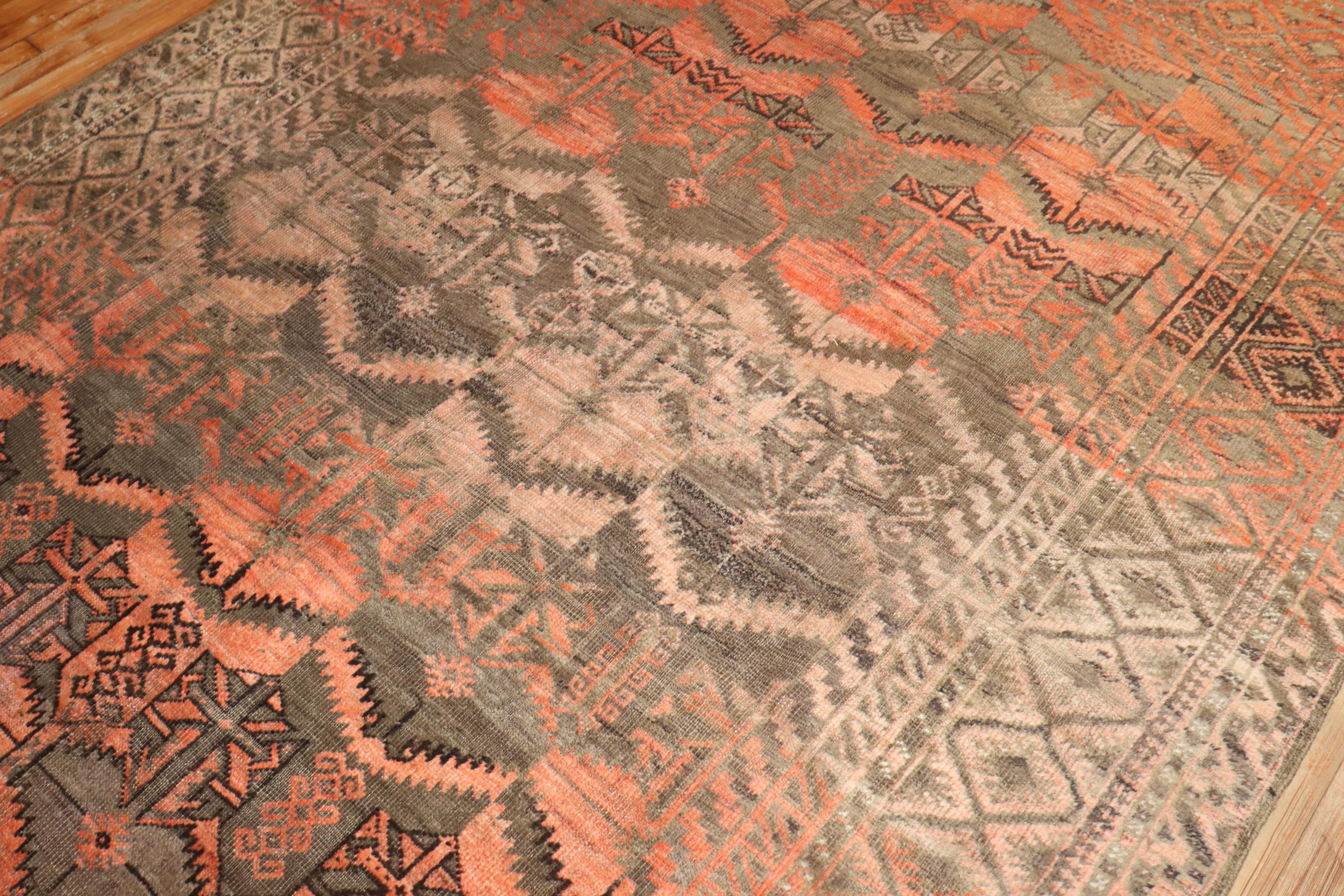 Hand-Knotted Zabihi Collection Early 20th Century Tribal Balouch Rug For Sale